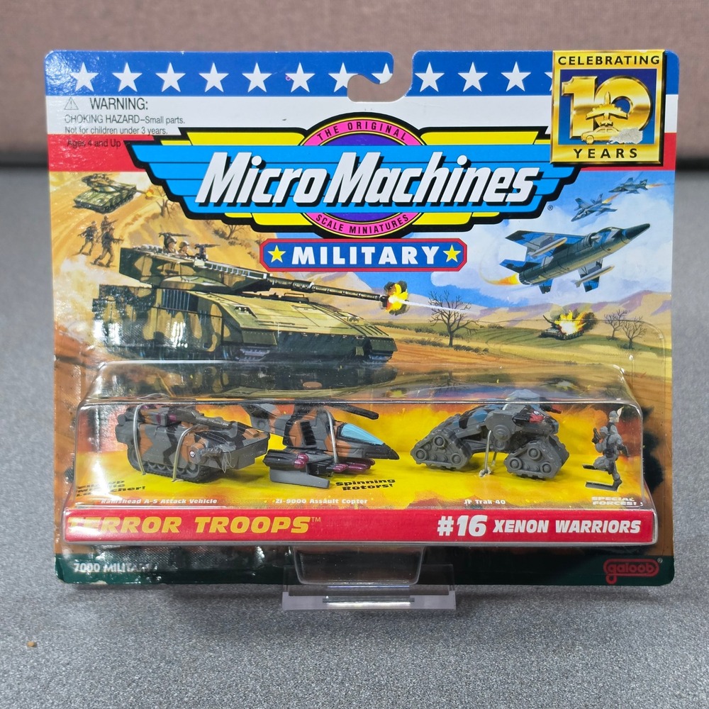 Micro Machines Military Terror Troops #16 Xenon Warriors NIP Galoob Vintage Set